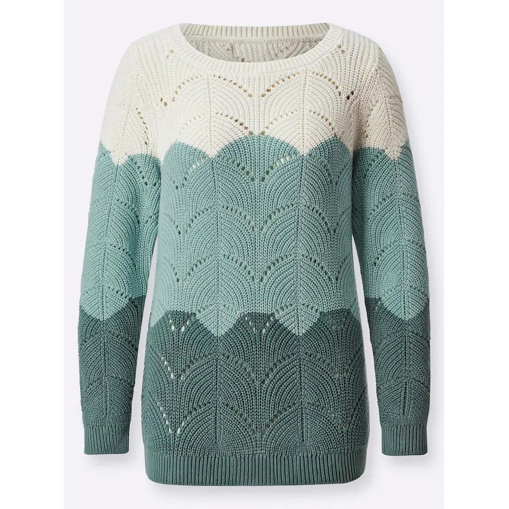 Classic Basics Ajourpullover »Rundhals-Pullover«