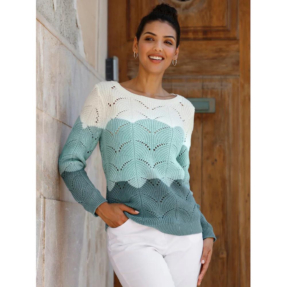 Classic Basics Ajourpullover »Rundhals-Pullover«