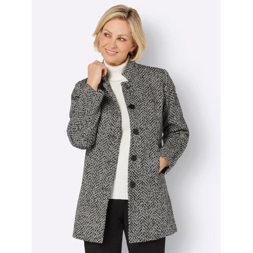 Classic Basics Bouclèjacke Ohne Kapuze