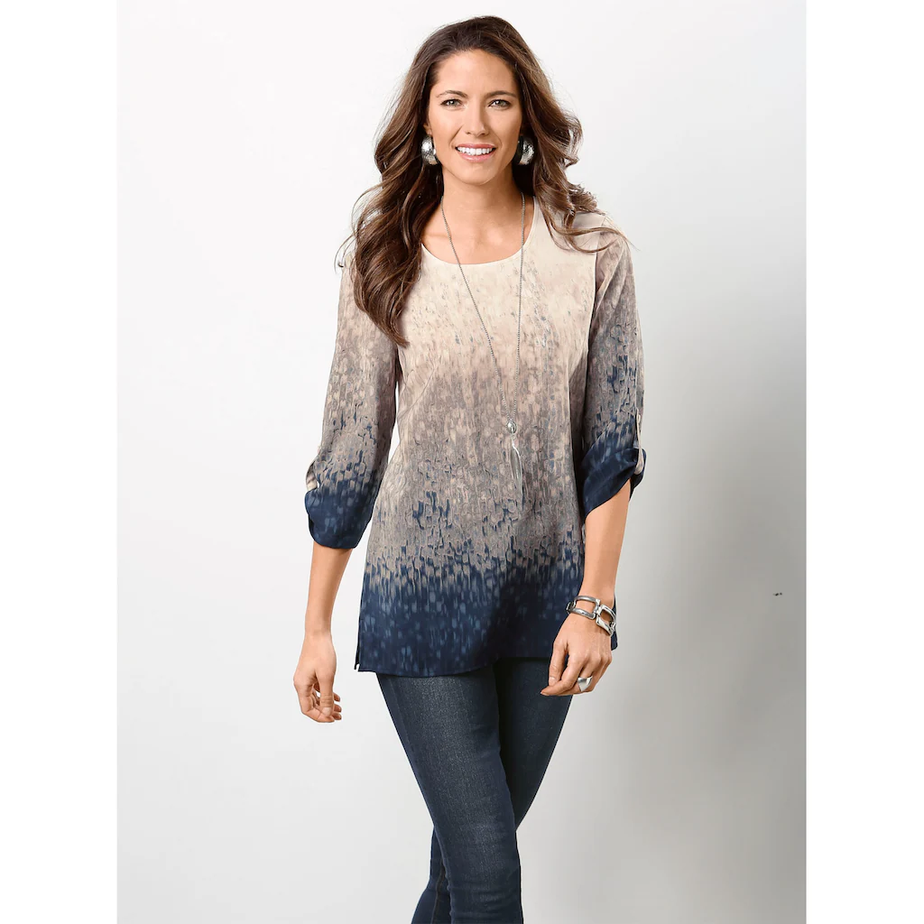 Classic Basics Druckbluse