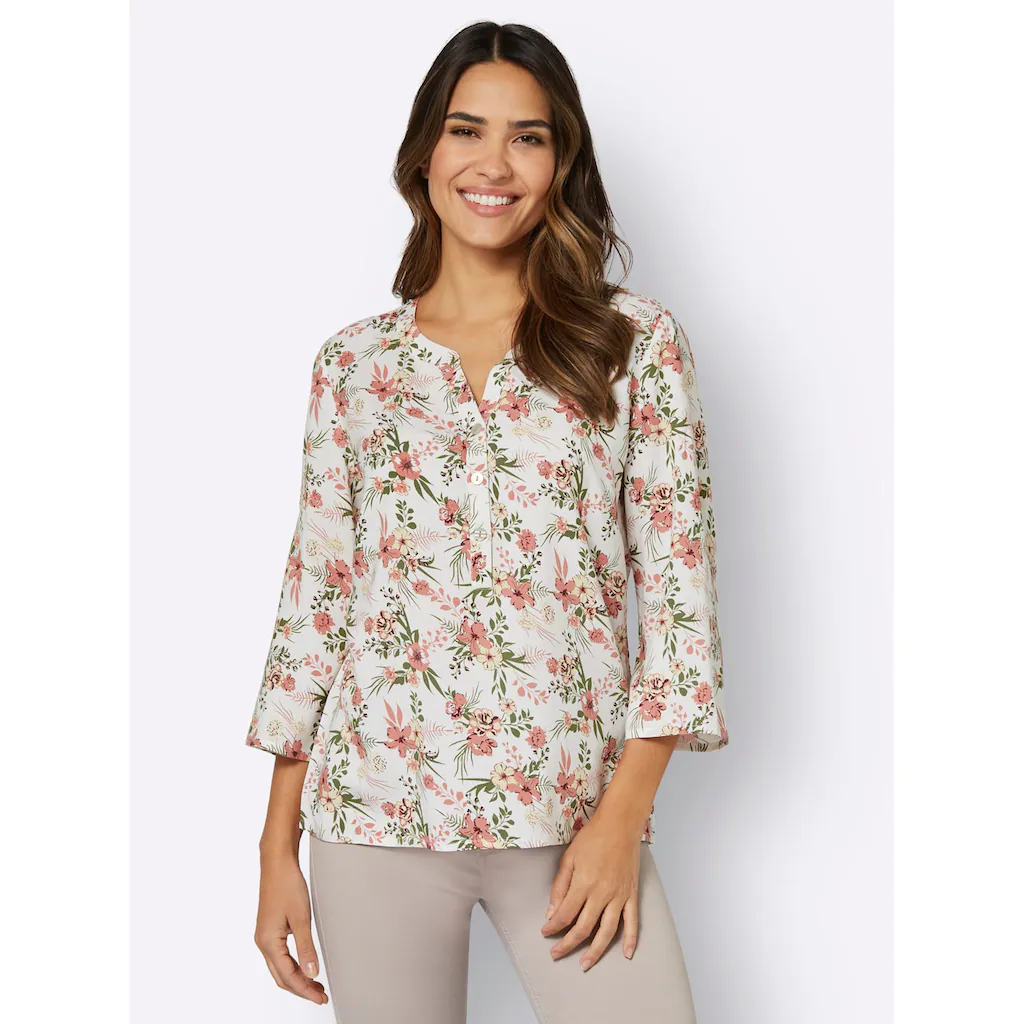 Classic Basics Druckbluse