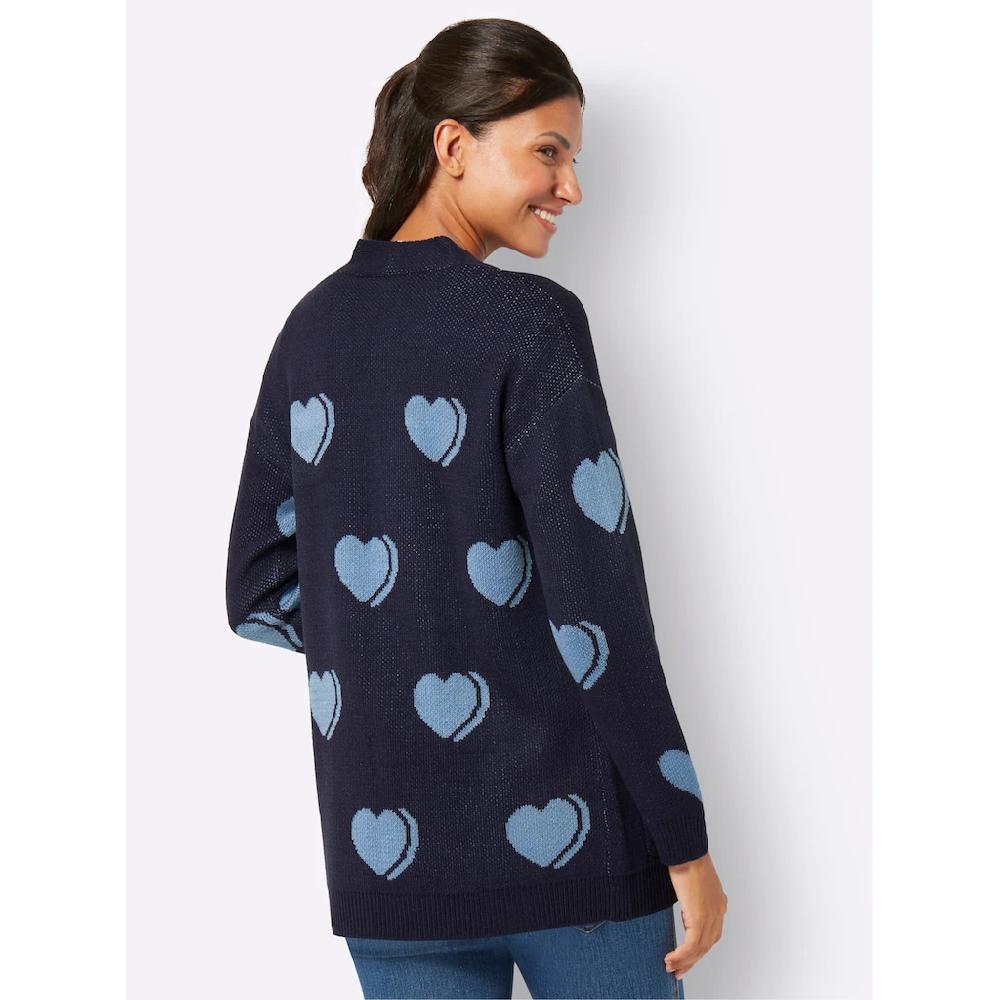 Classic Basics Jacquardstrickjacke