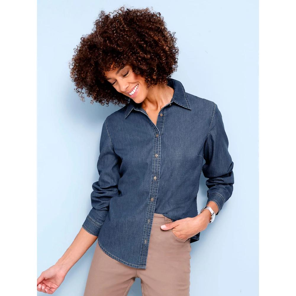 Classic Basics Jeansbluse