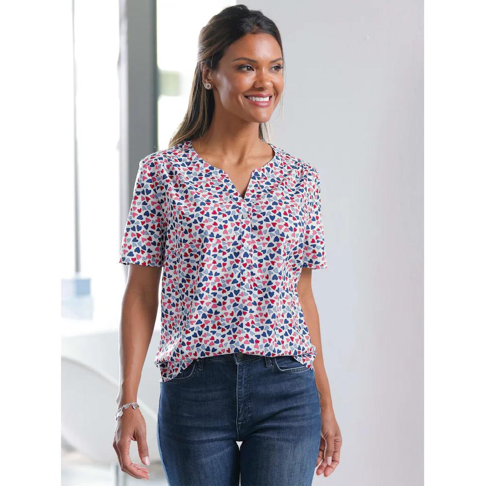 Classic Basics Kurzarmbluse