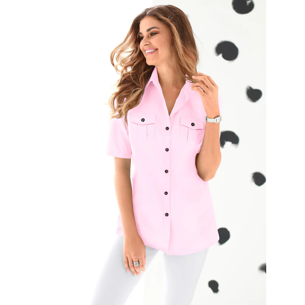 Classic Basics Kurzarmbluse