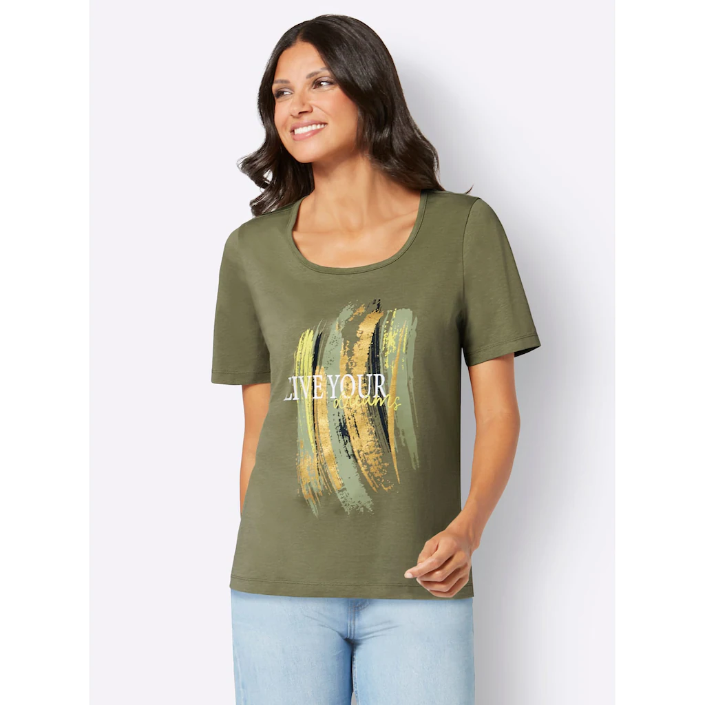 Classic Basics Kurzarmshirt »Rundhals-Shirt« (1 Tlg.)