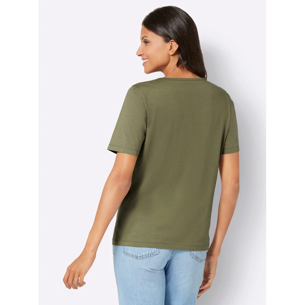 Classic Basics Kurzarmshirt »Rundhals-Shirt« (1 Tlg.)