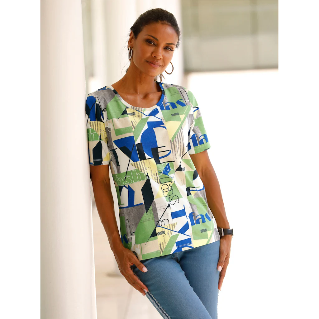Classic Basics Kurzarmshirt »Rundhals-Shirt« (1 tlg.)