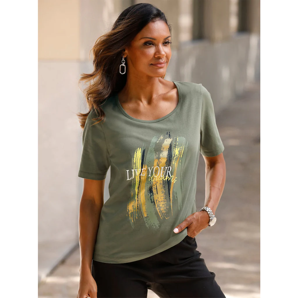 Classic Basics Kurzarmshirt »Rundhals-Shirt« (1 tlg.)