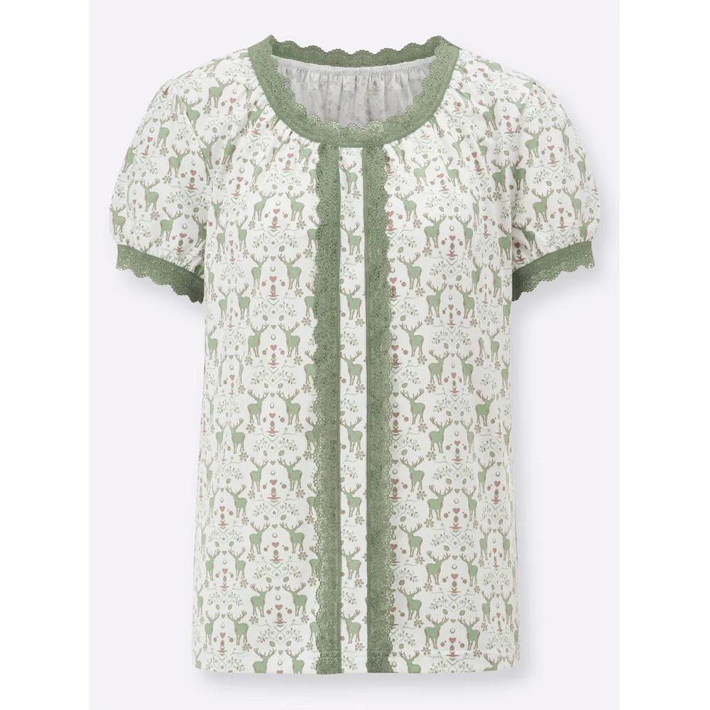 Classic Basics Kurzarmshirt »Trachtenshirt« (1 Tlg.)
