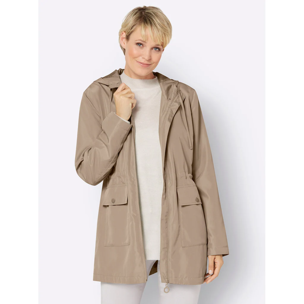 Classic Basics Langjacke mit Kapuze
