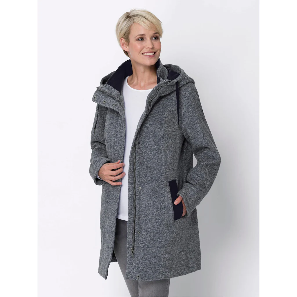 Classic Basics Langjacke Mit Kapuze