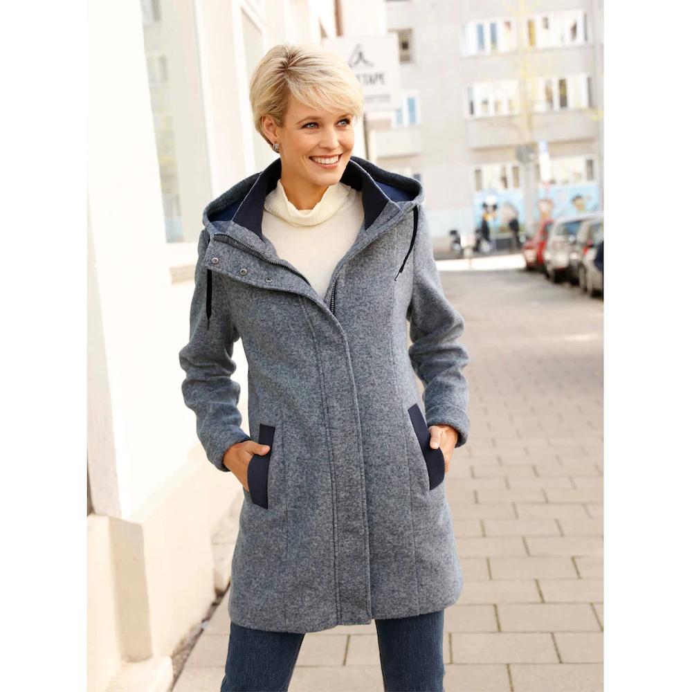 Classic Basics Langjacke Mit Kapuze