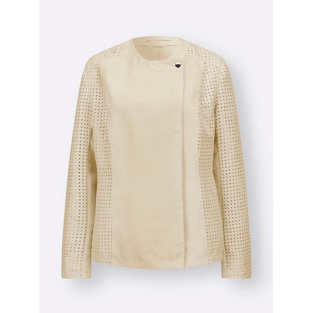 Classic Basics Lederimitatjacke Ohne Kapuze