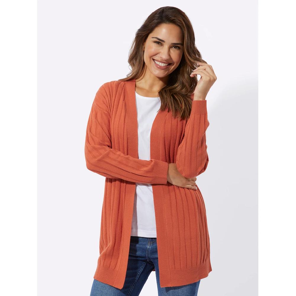 Classic Basics Longstrickjacke