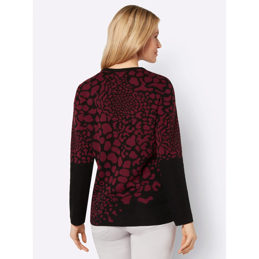 Classic Basics Rundhalspullover »Jacquard-Pullover«