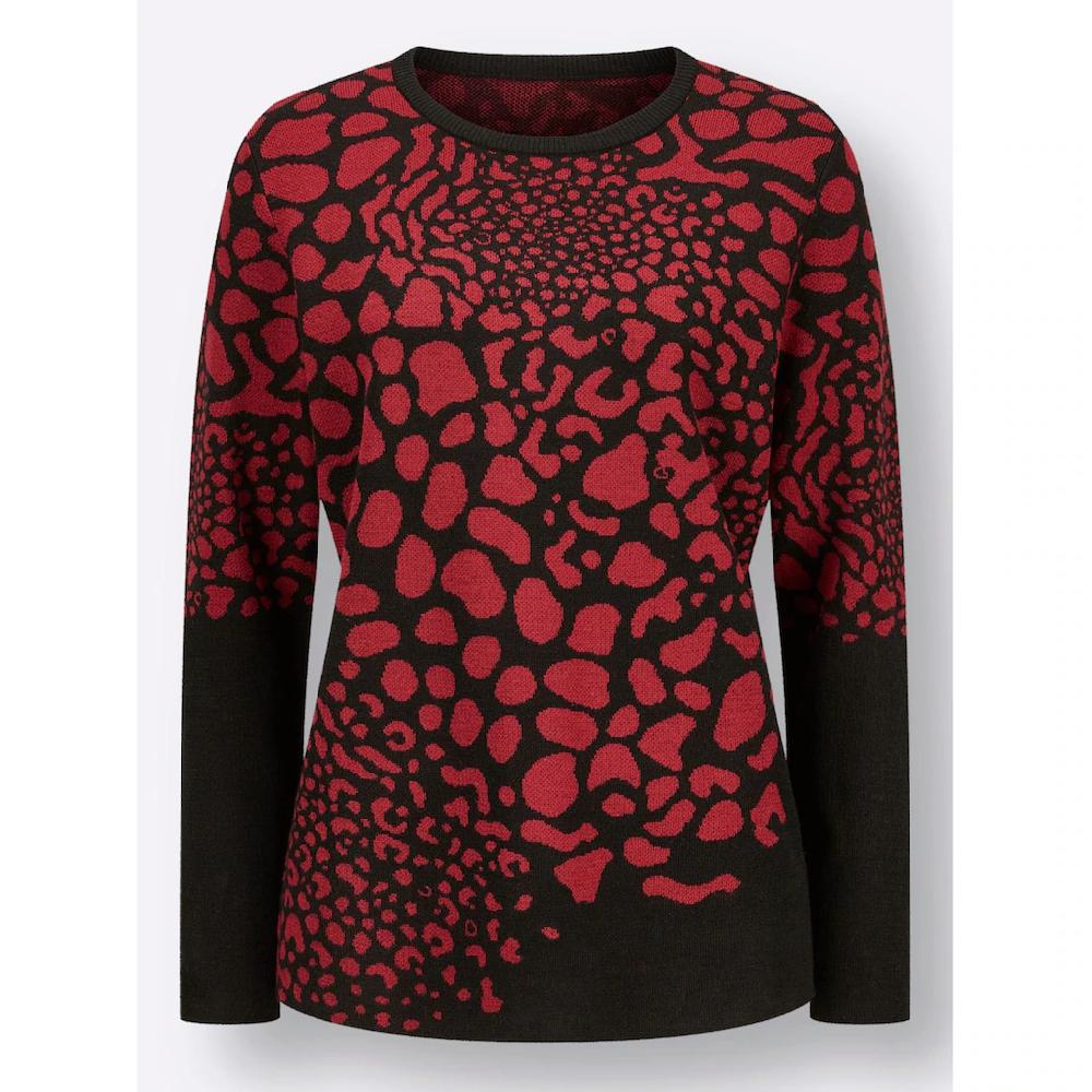 Classic Basics Rundhalspullover »Jacquard-Pullover«