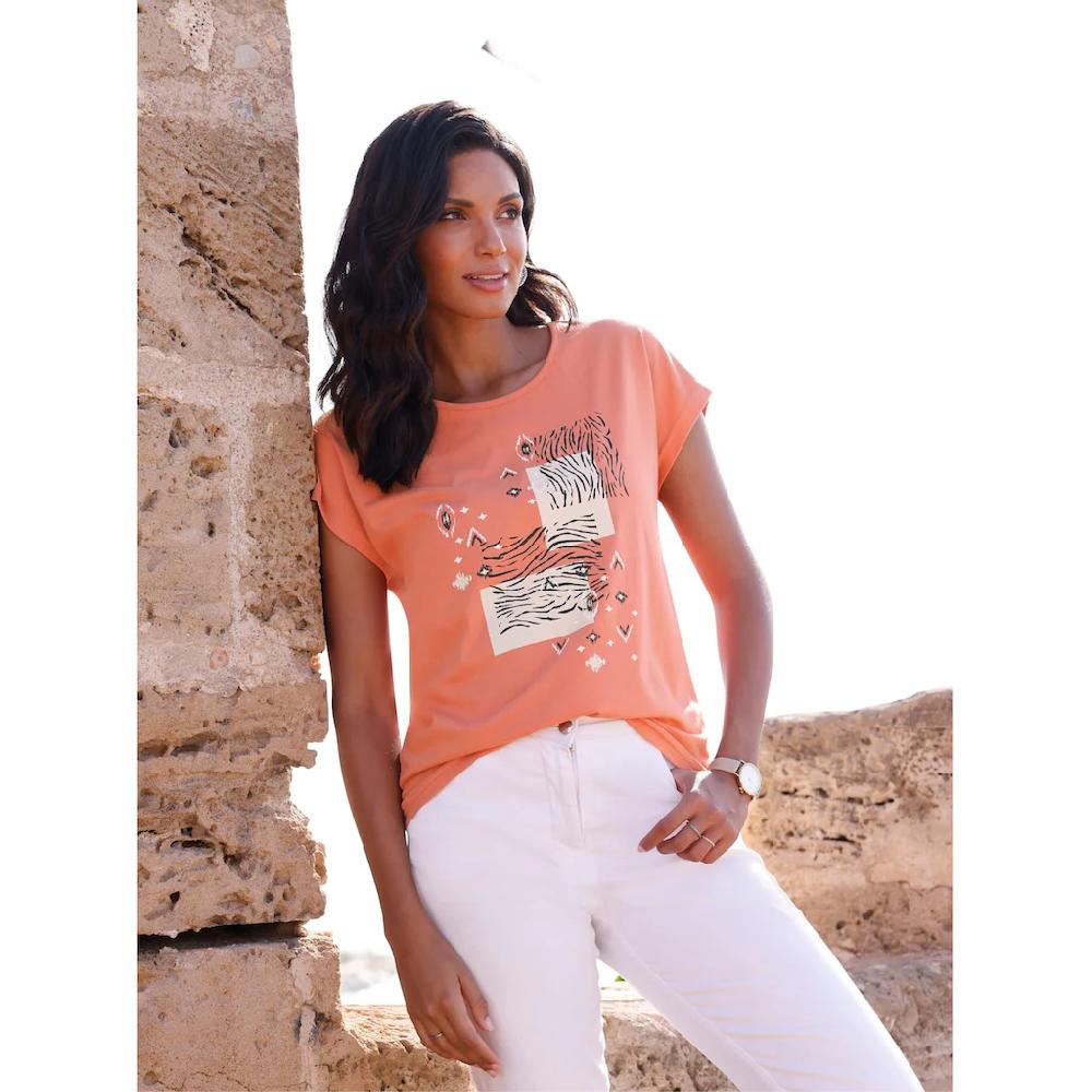 Classic Basics Rundhalsshirt »Rundhals-Shirt« (1 tlg.)