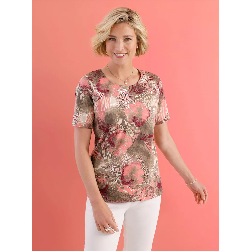 Classic Basics Rundhalsshirt »Rundhals-Shirt« (1 tlg.)