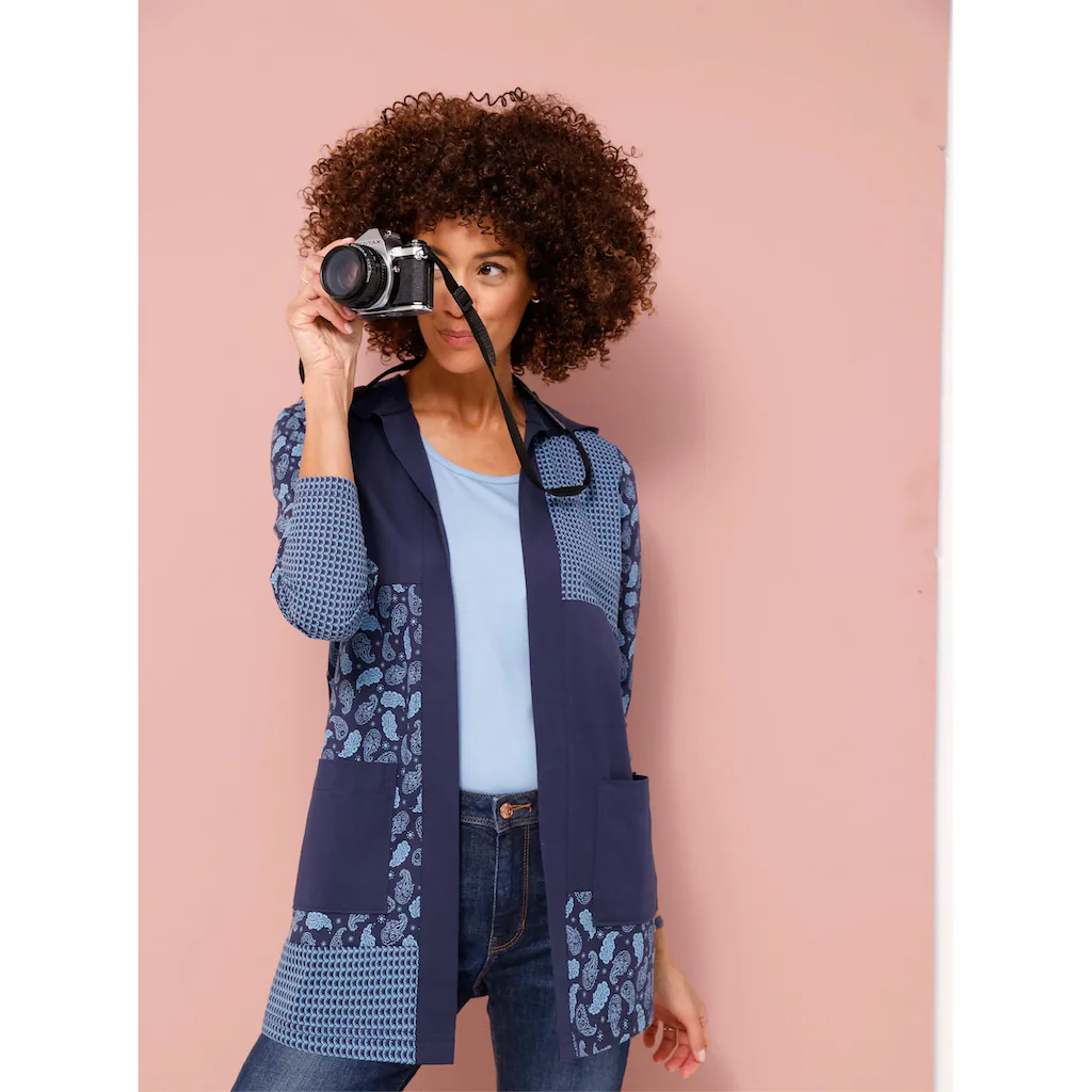 Classic Basics Shirtjacke »Long-Shirtjacke« (1 tlg.)