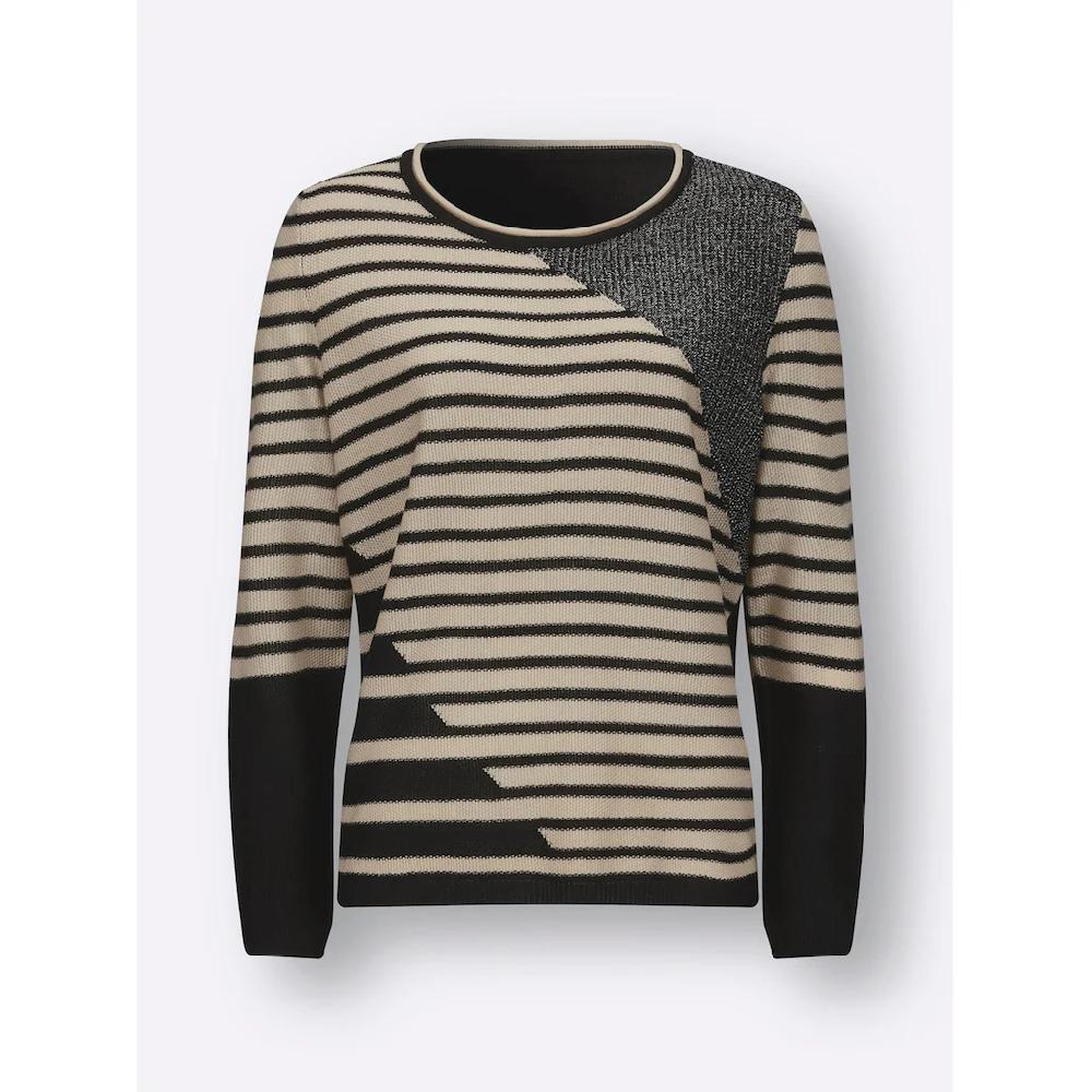 Classic Basics Streifenpullover »Rundhals-Pullover«