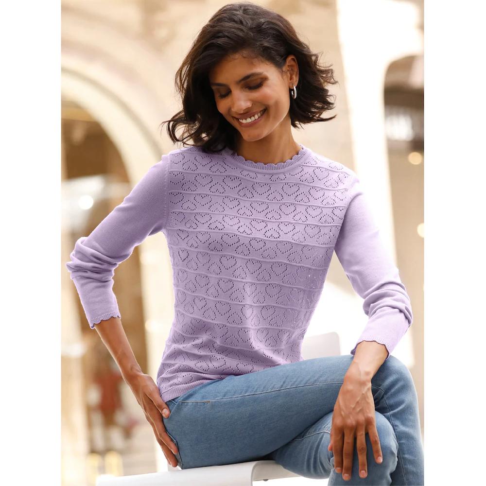 Classic Basics Strickpullover »Ajour-Pullover«