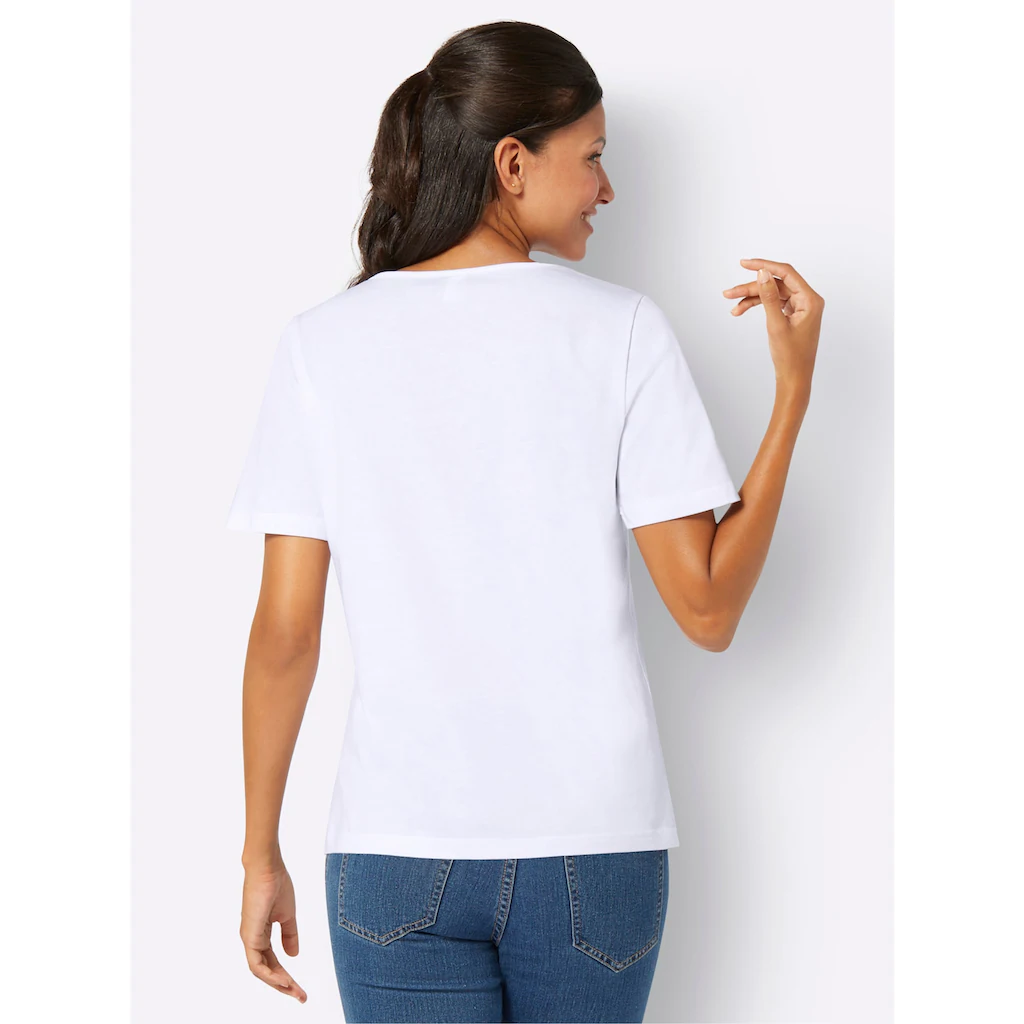Classic Basics Trachtenshirt »Rundhals-Shirt« (1 Tlg.)