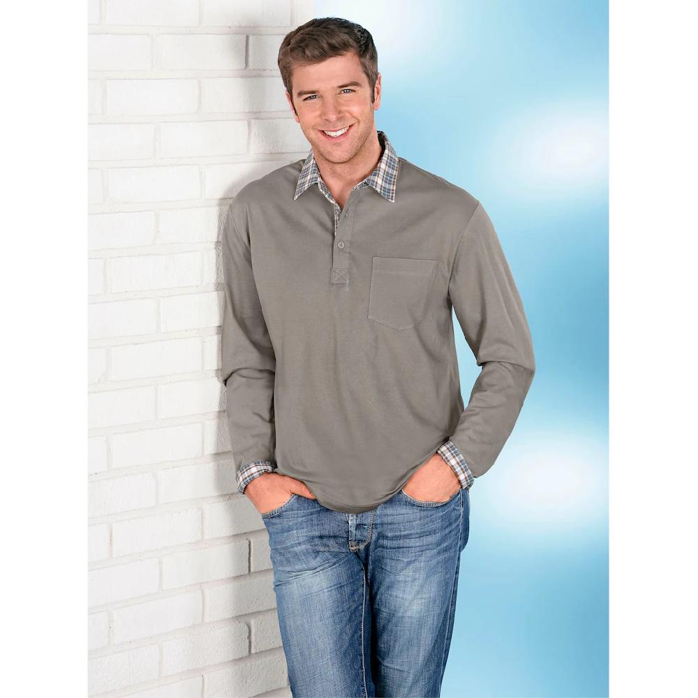 Classic Langarm-Poloshirt »Poloshirt« (1 tlg.)