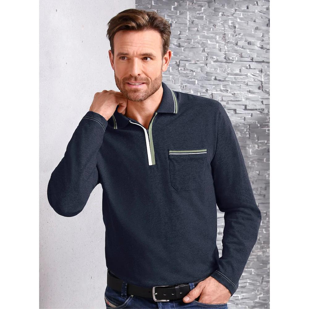 Classic Langarm-Poloshirt »Poloshirt« (1 tlg.)