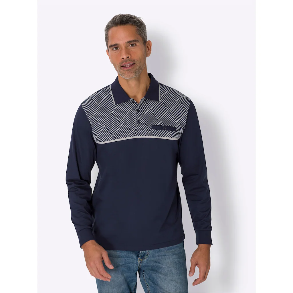 Classic Poloshirt »Langarm-Poloshirt« (1 Tlg.)
