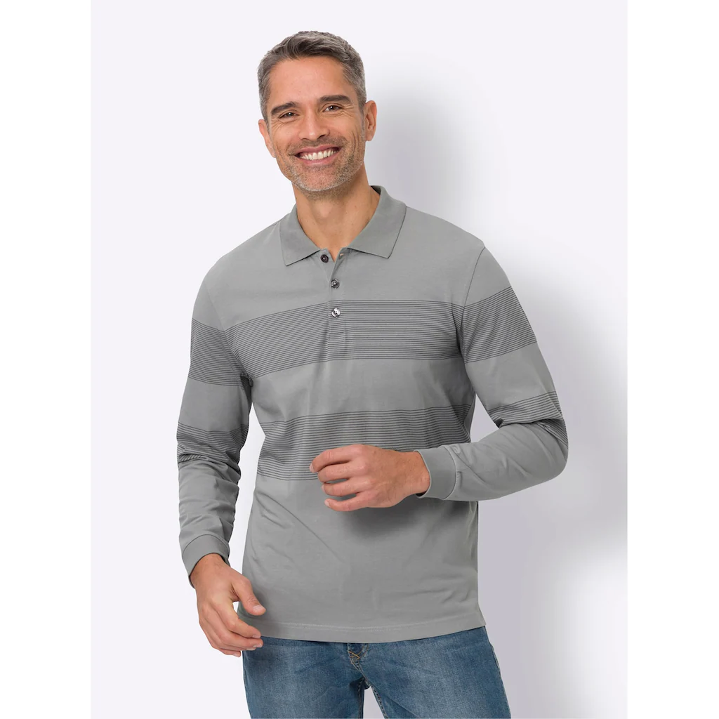Classic Poloshirt »Langarm-Poloshirt« (1 Tlg.)