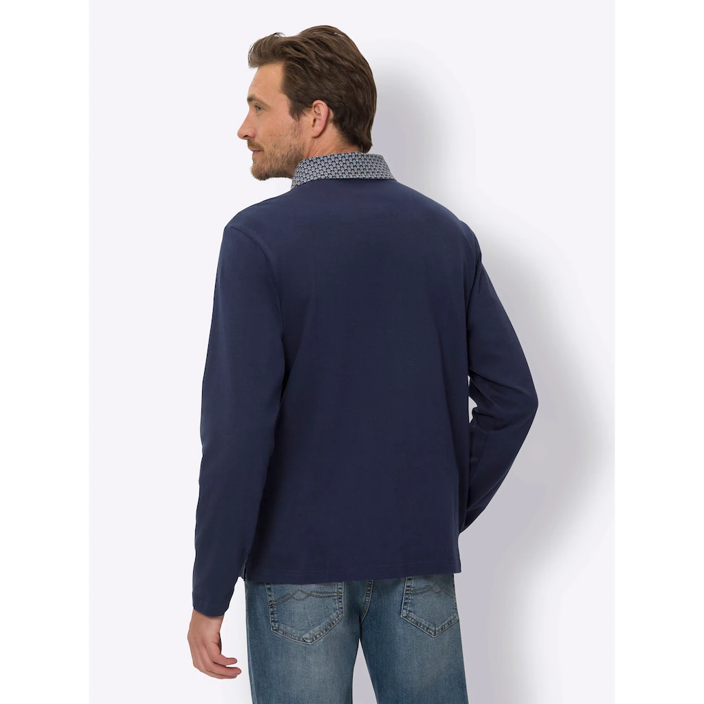 Classic Poloshirt »Langarm-Poloshirt« (1 Tlg.)