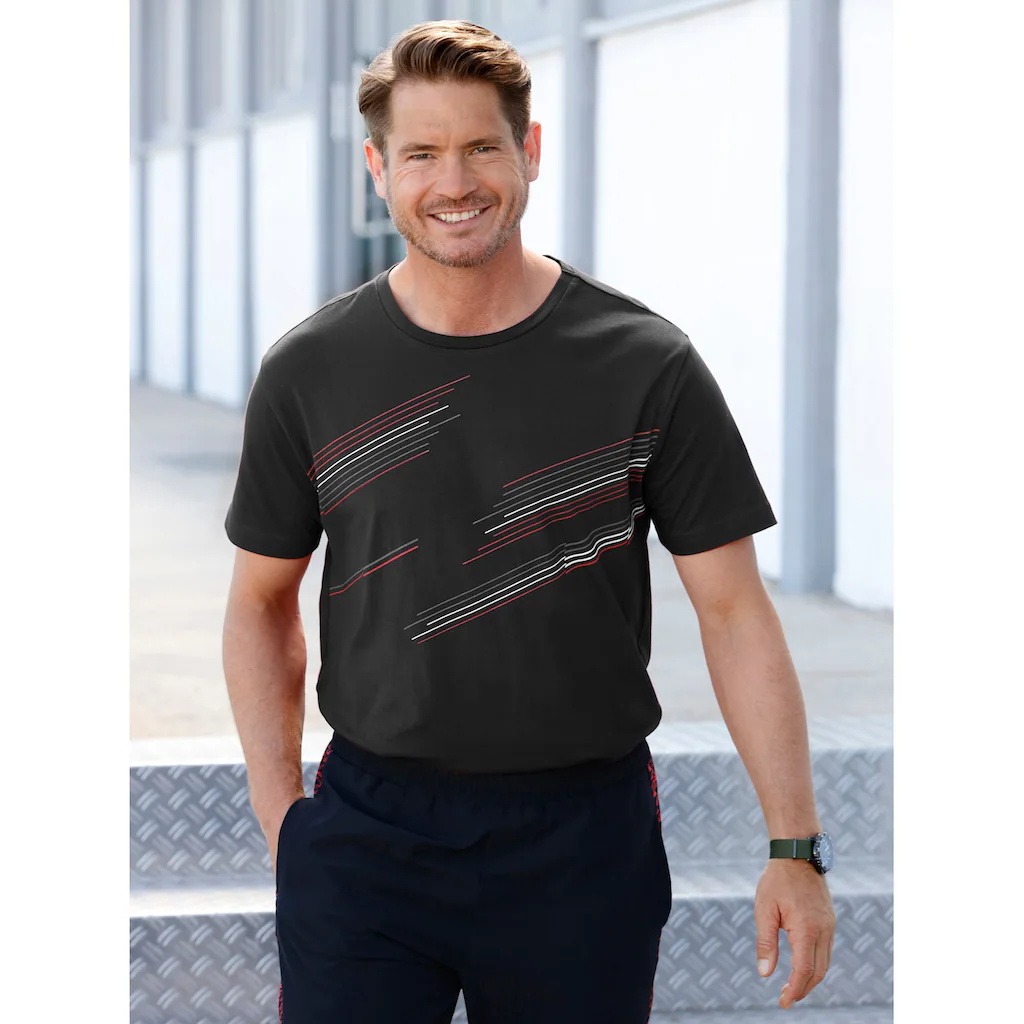 Classic Rundhalsshirt »Freizeitshirt« (1 tlg.)