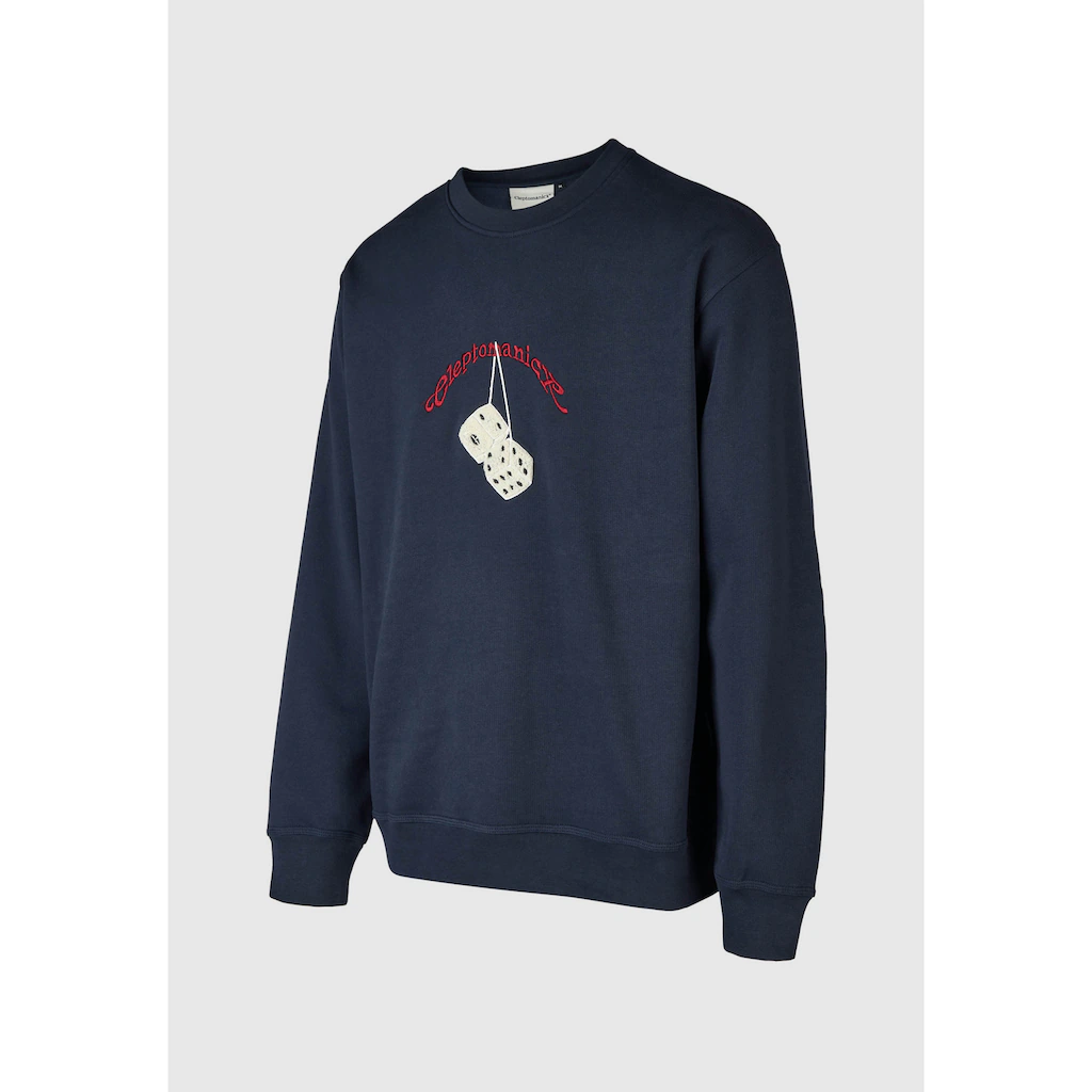 Cleptomanicx Sweatshirt »Boxy Crewneck Racing« Mit Lockerem Schnitt