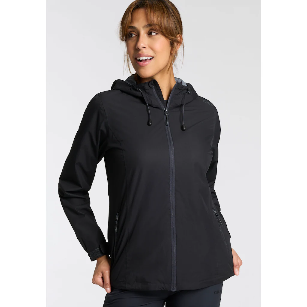 CMP Regenjacke (1 St.) mit Kapuze Atmungsaktiv & Winddicht & Wasserdicht