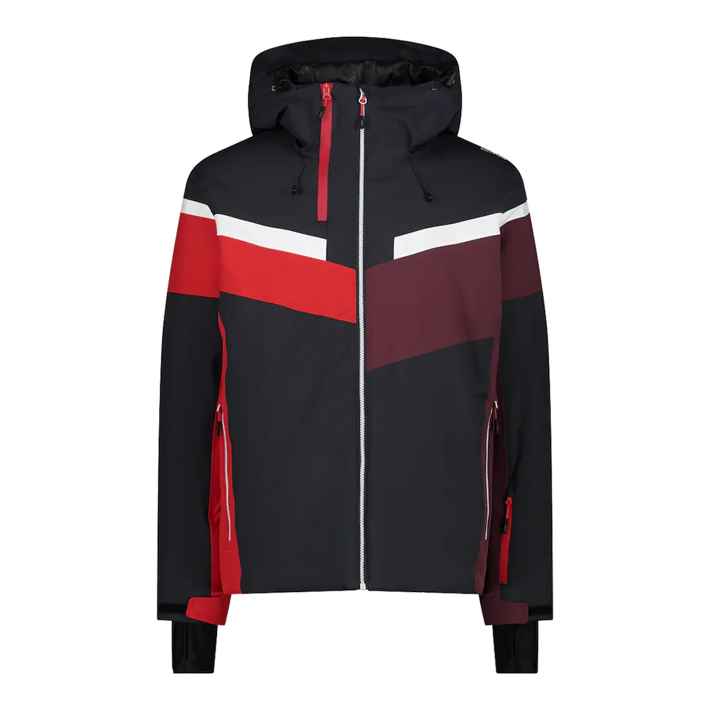 CMP Skijacke »33W0827-L931 MAN JACKET FIX HOOD PETROL« mit Kapuze auf Rechnung kaufen