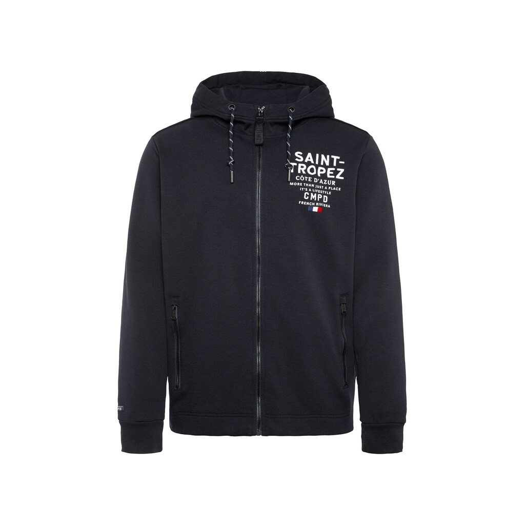 CMPD Kapuzensweatjacke Mit Verstellbarem Gummizug Im Saum ▷ Bestellen