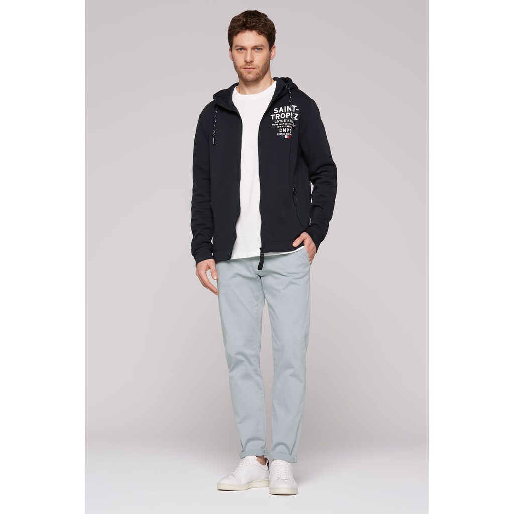 CMPD Kapuzensweatjacke Mit Verstellbarem Gummizug Im Saum ▷ Bestellen