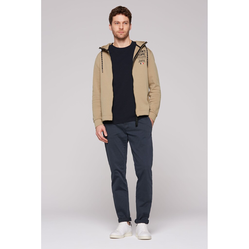 CMPD Kapuzensweatjacke Mit Verstellbarem Gummizug Im Saum ▷ Bestellen