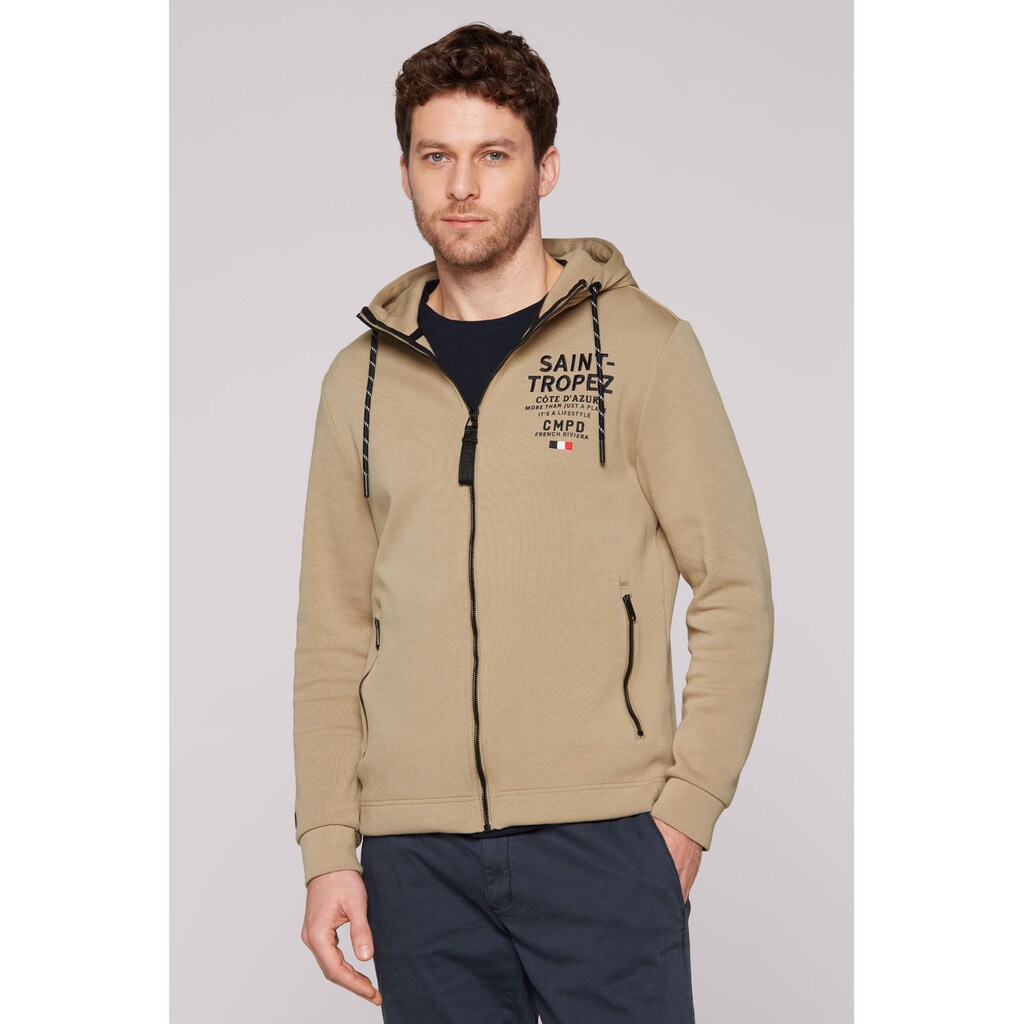 CMPD Kapuzensweatjacke mit verstellbarem Gummizug im Saum ▷ bestellen
