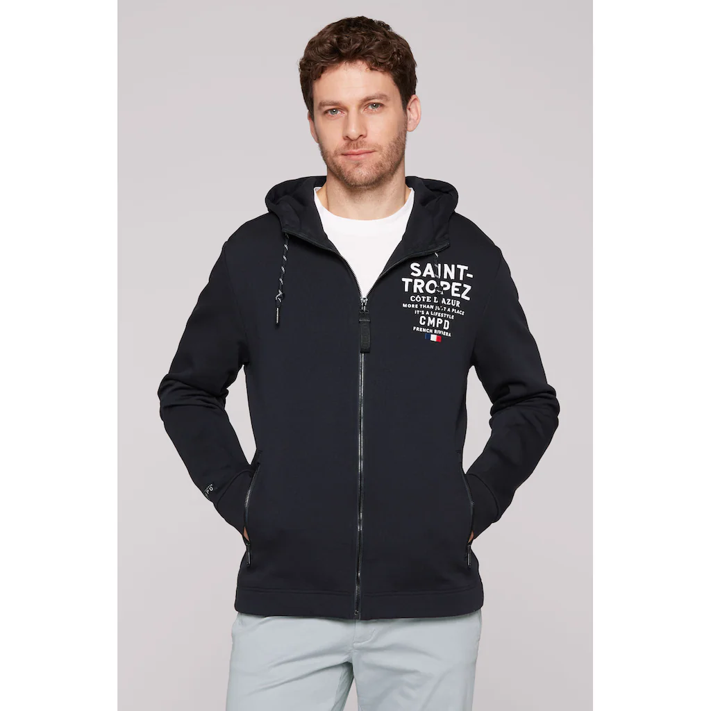 CMPD Kapuzensweatjacke mit verstellbarem Gummizug im Saum ▷ bestellen