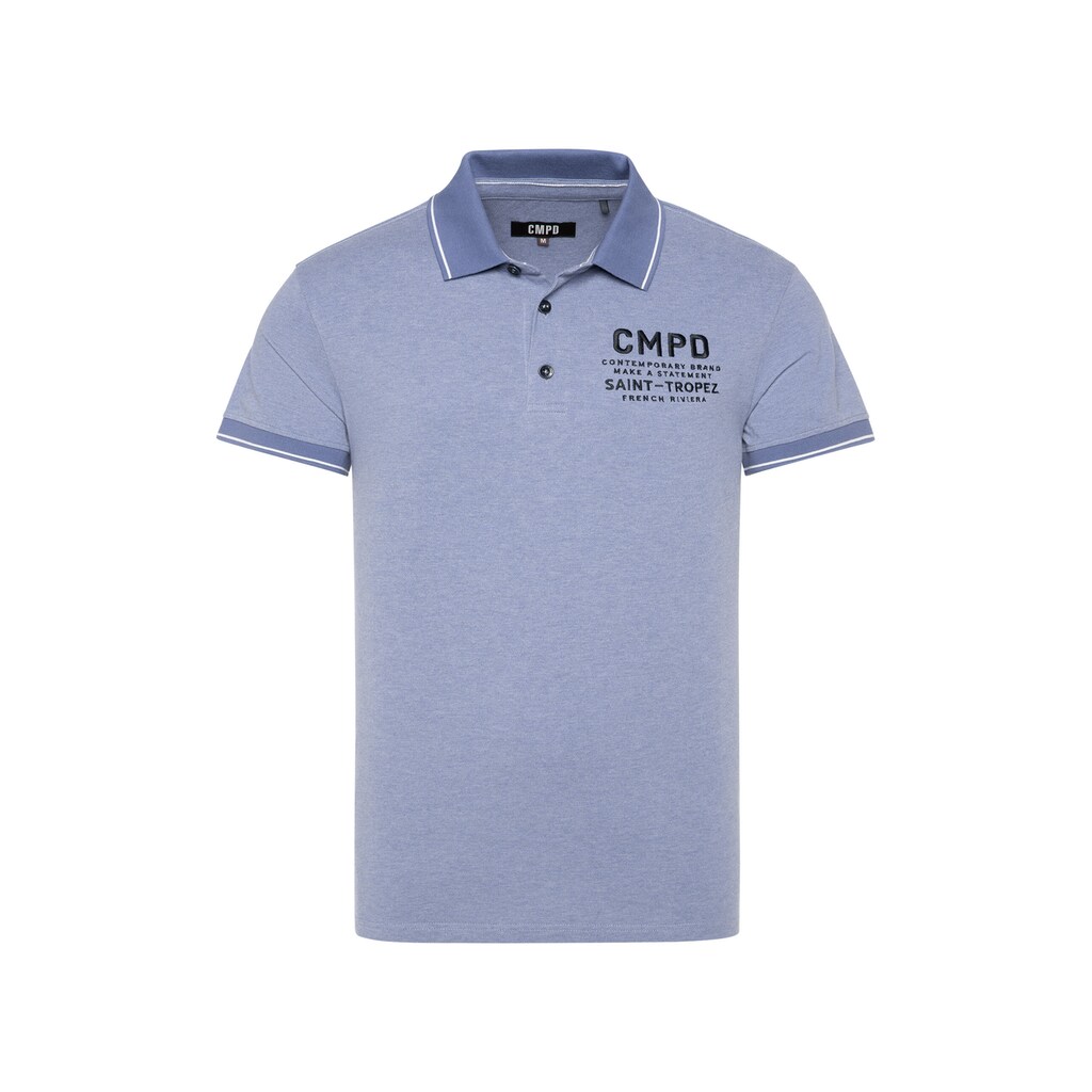 CMPD Poloshirt Mit Seitenschlitze Und Längerer Rückenpartie ▷ Bestellen