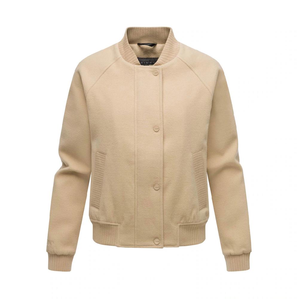 Collegejacke »Zunaa« Modische Jacke Im Collegejacken-Stil Mit Rippbündchen Und Raglanärmeln