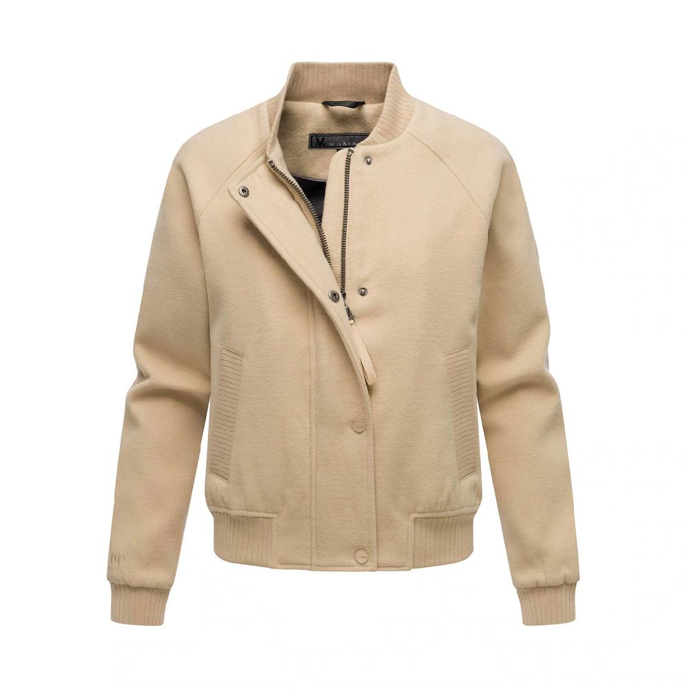 Collegejacke »Zunaa« Modische Jacke im Collegejacken-Stil mit Rippbündchen und Raglanärmeln