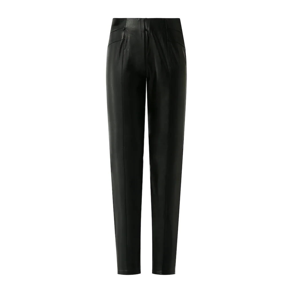 Comma 7/8-Leggings Aus Lederimitat