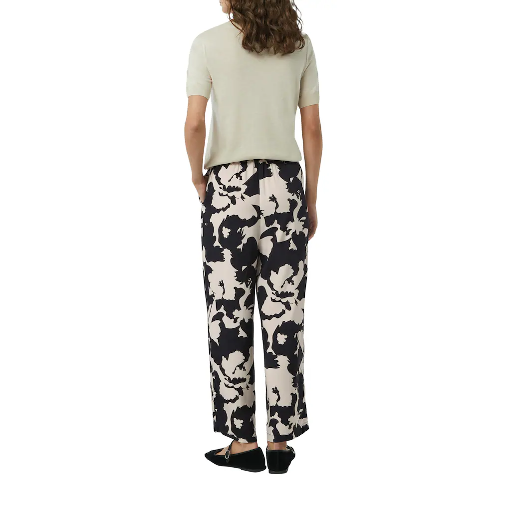 Comma Relaxhose Mit All-Over Print