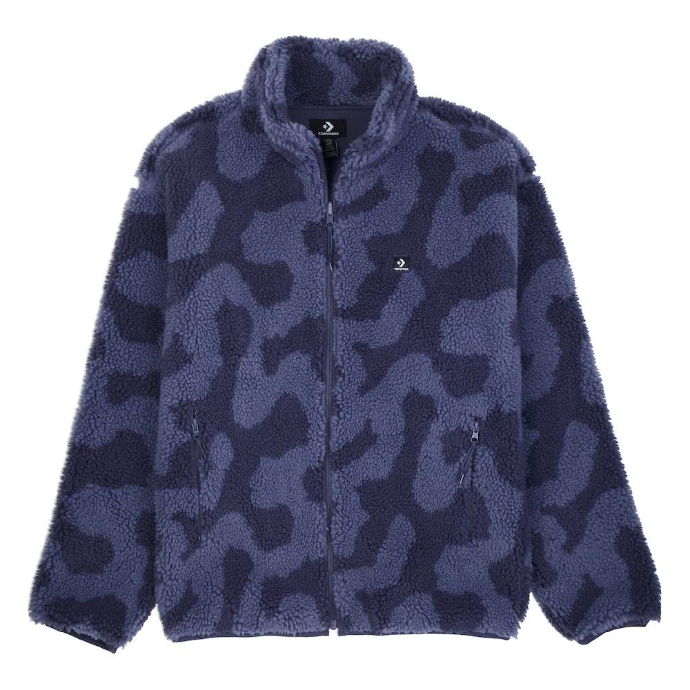 Converse Fleecejacke »MEN'S CONVERSE FULL ZIP SHERPA PULLOVER« ▷ für