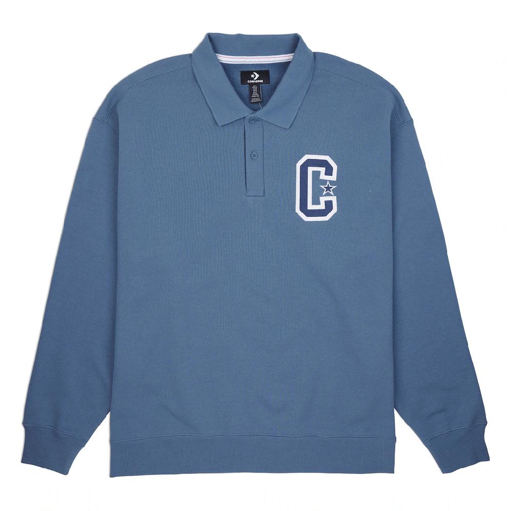 Converse Sweater »MEN'S CONVERSE PREMIUM COLLARED CREW SWEATSHIRT« (1 tlg.)
