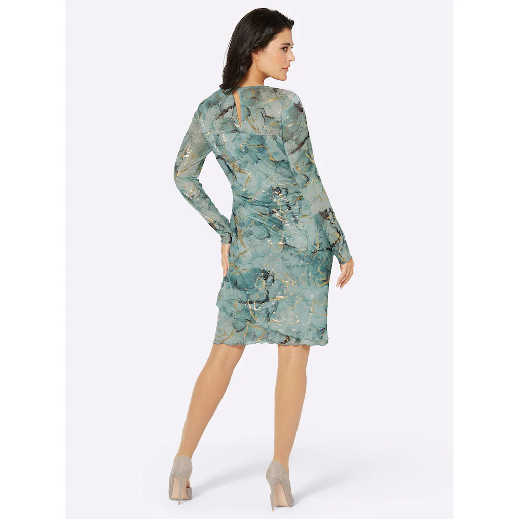 Creation L Druckkleid »Mesh-Kleid«