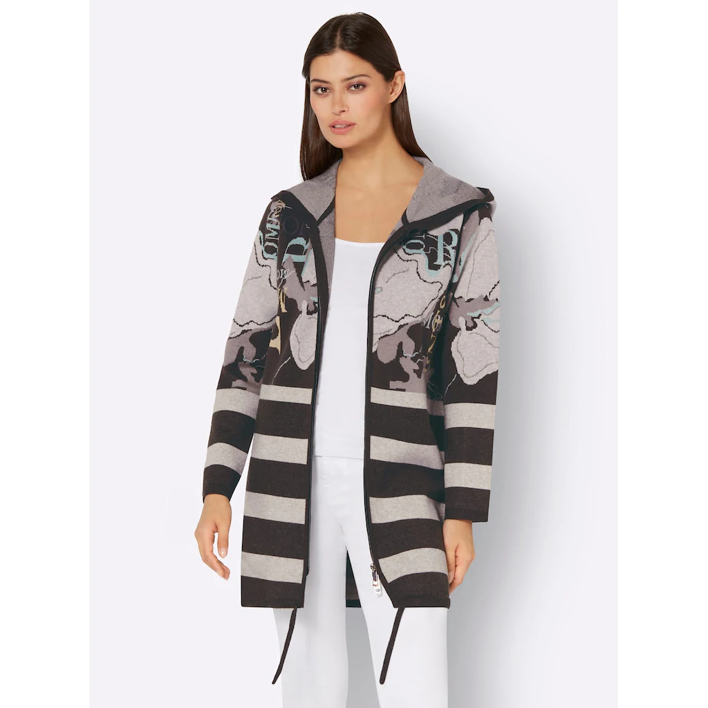 Creation L Jacquardstrickjacke